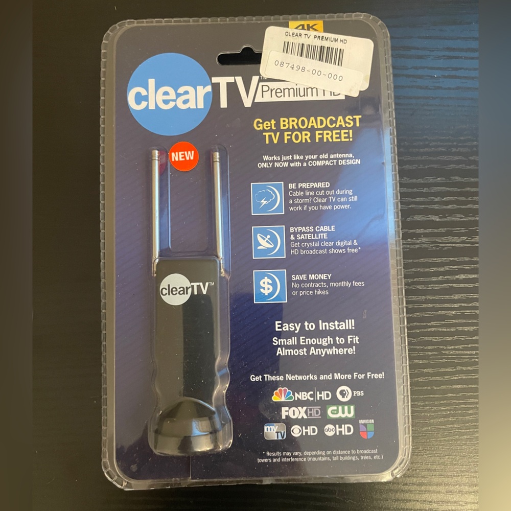Clear TV premium hd antenna NEW IN BOX